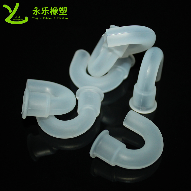 醫(yī)用硅膠彎管，模壓硅膠彎管，血氧儀硅膠彎管