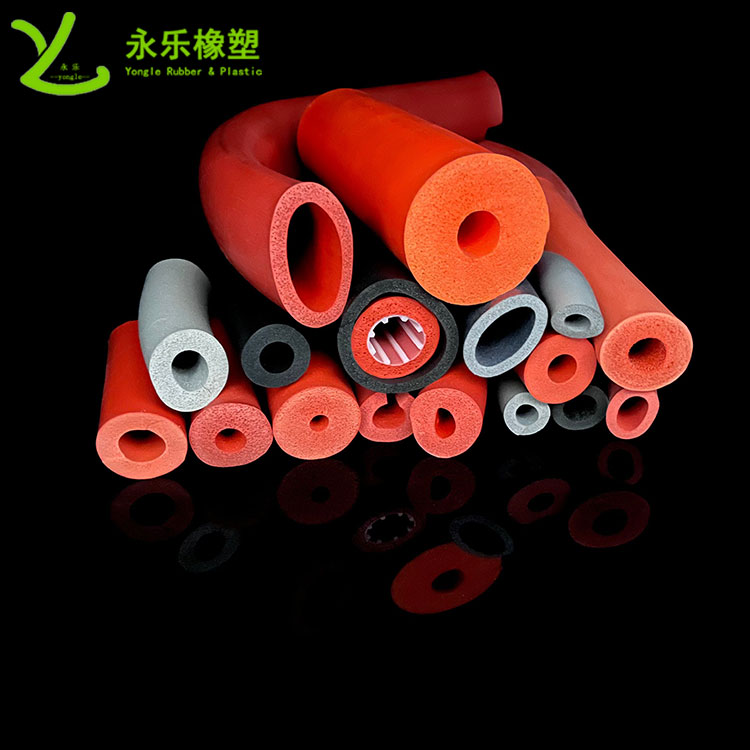 擠出發(fā)泡硅膠管，耐高溫發(fā)泡硅膠管，耐老化發(fā)泡硅膠管
