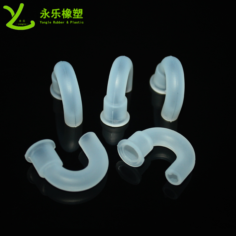 醫(yī)用硅膠彎管，模壓硅膠彎管，血氧儀硅膠彎管