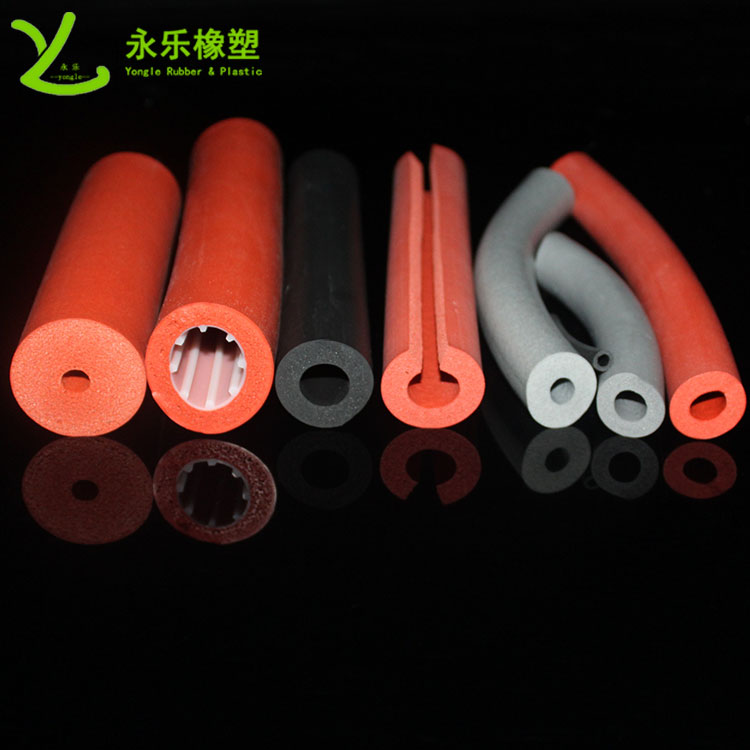 發(fā)泡硅膠管，擠出發(fā)泡硅膠管，耐高溫發(fā)泡硅膠管