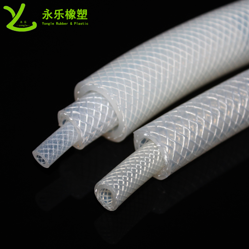 復合編織硅膠管，制氧機編織硅膠管，鉑金編織硅膠管
