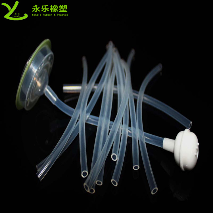 擠出奶瓶硅膠管，食品級透明奶瓶硅膠管，耐高溫硅膠管