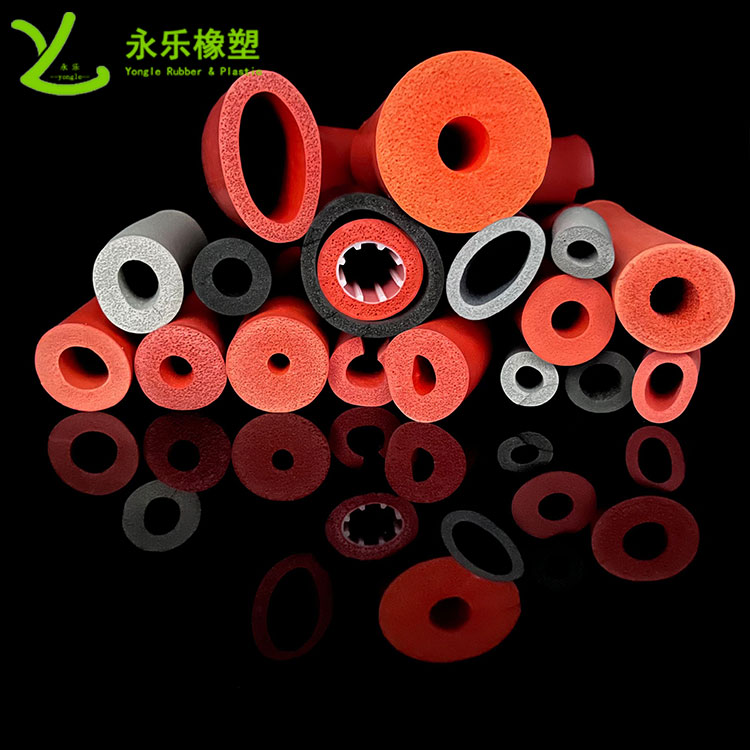 擠出發(fā)泡硅膠管，耐高溫發(fā)泡硅膠管，耐老化發(fā)泡硅膠管