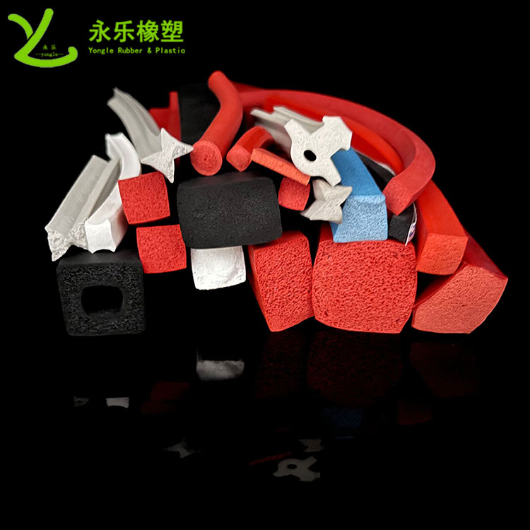 擠出發(fā)泡硅膠條，防水發(fā)泡硅膠條，耐高溫發(fā)泡硅膠條