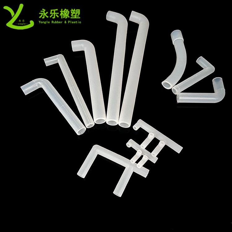 醫(yī)用硅膠彎管，模壓硅膠彎管，血氧儀硅膠彎管