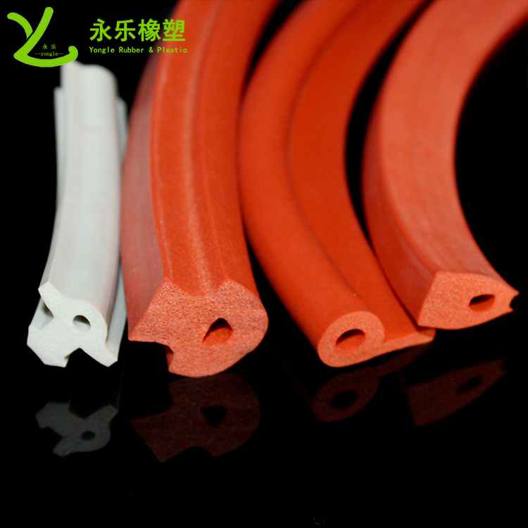 耐高溫發(fā)泡硅膠條，阻燃發(fā)泡硅膠條，細(xì)孔硅膠發(fā)泡條