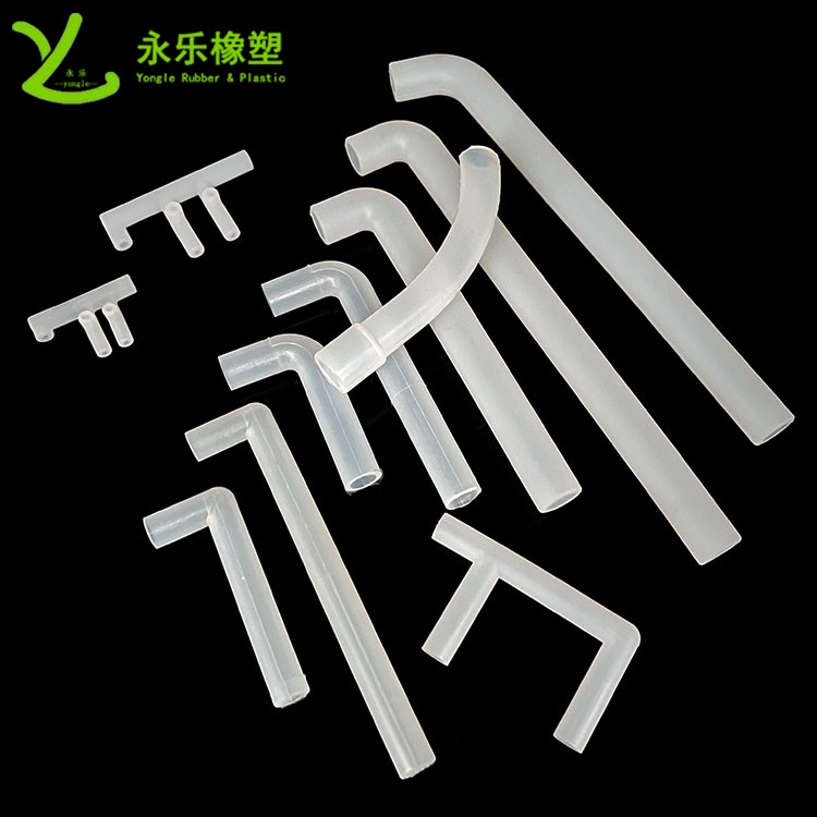 醫(yī)用硅膠彎管，模壓硅膠彎管，血氧儀硅膠彎管