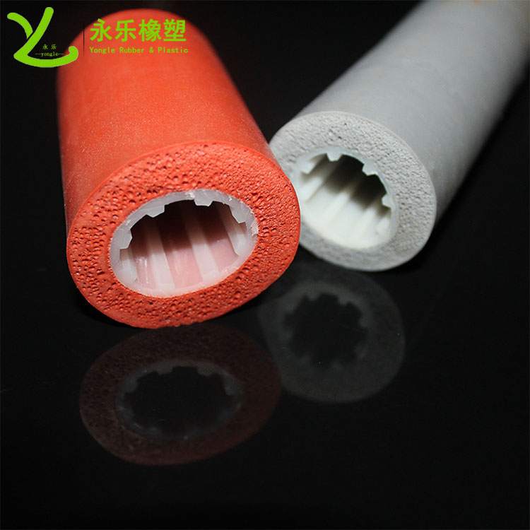 靜海復(fù)合發(fā)泡硅膠管，耐高溫發(fā)泡硅膠管，保溫發(fā)泡硅膠管