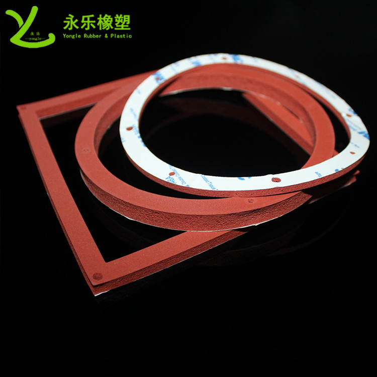 定制模壓發(fā)泡硅膠墊，無氣味模壓發(fā)泡硅膠墊，耐高溫模壓發(fā)泡硅膠墊
