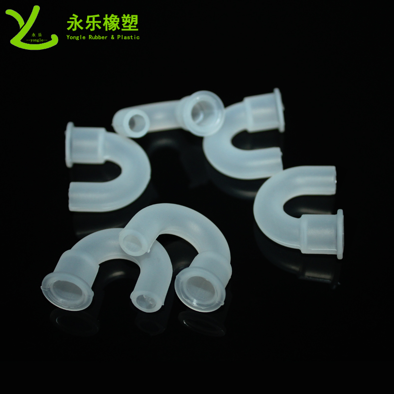 醫(yī)用硅膠彎管，模壓硅膠彎管，血氧儀硅膠彎管