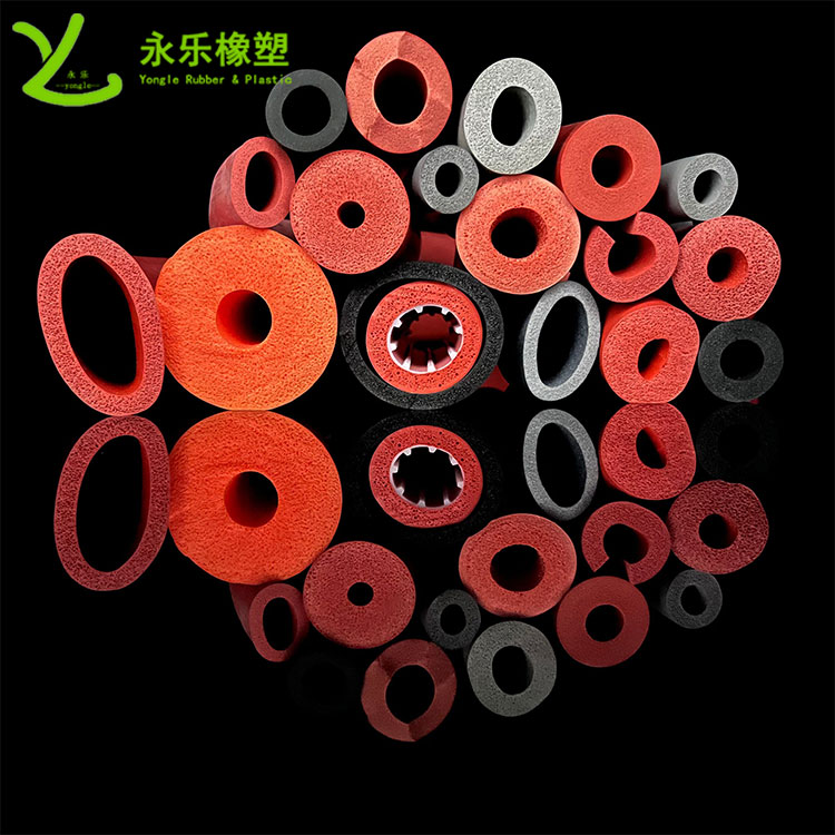 擠出發(fā)泡硅膠管，耐高溫發(fā)泡硅膠管，耐老化發(fā)泡硅膠管