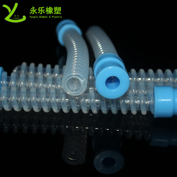 呼吸機硅膠波紋管，醫(yī)用硅膠波紋管，無氣味硅膠波紋管